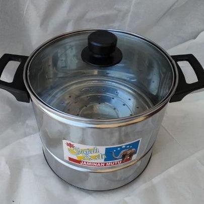 Z32 Dandang nasi/kukus 2kg -2,5kg tutup kaca TREND ⇀