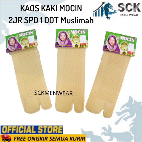 Kaos Kaki Wanita MOCIN NYLON 2JR SPD 1 DOT Muslimah / Pakaian Muslim / Kebutuhan Perempuan - sckmenwear GROSIR