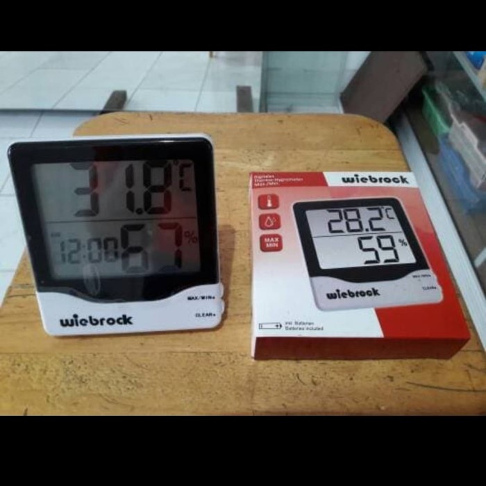 Terlaris Thermometer Hygrometer Digital Wiebrock