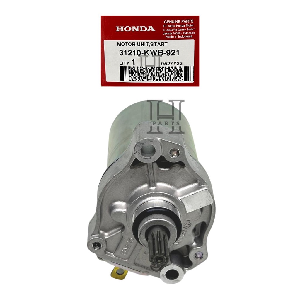 DINAMO STARTER MOTOR UNIT START BLADE 110 KWB REVO 110 FI 31210-KWB-921 ASLI ORIGINAL AHM HGP HONDA