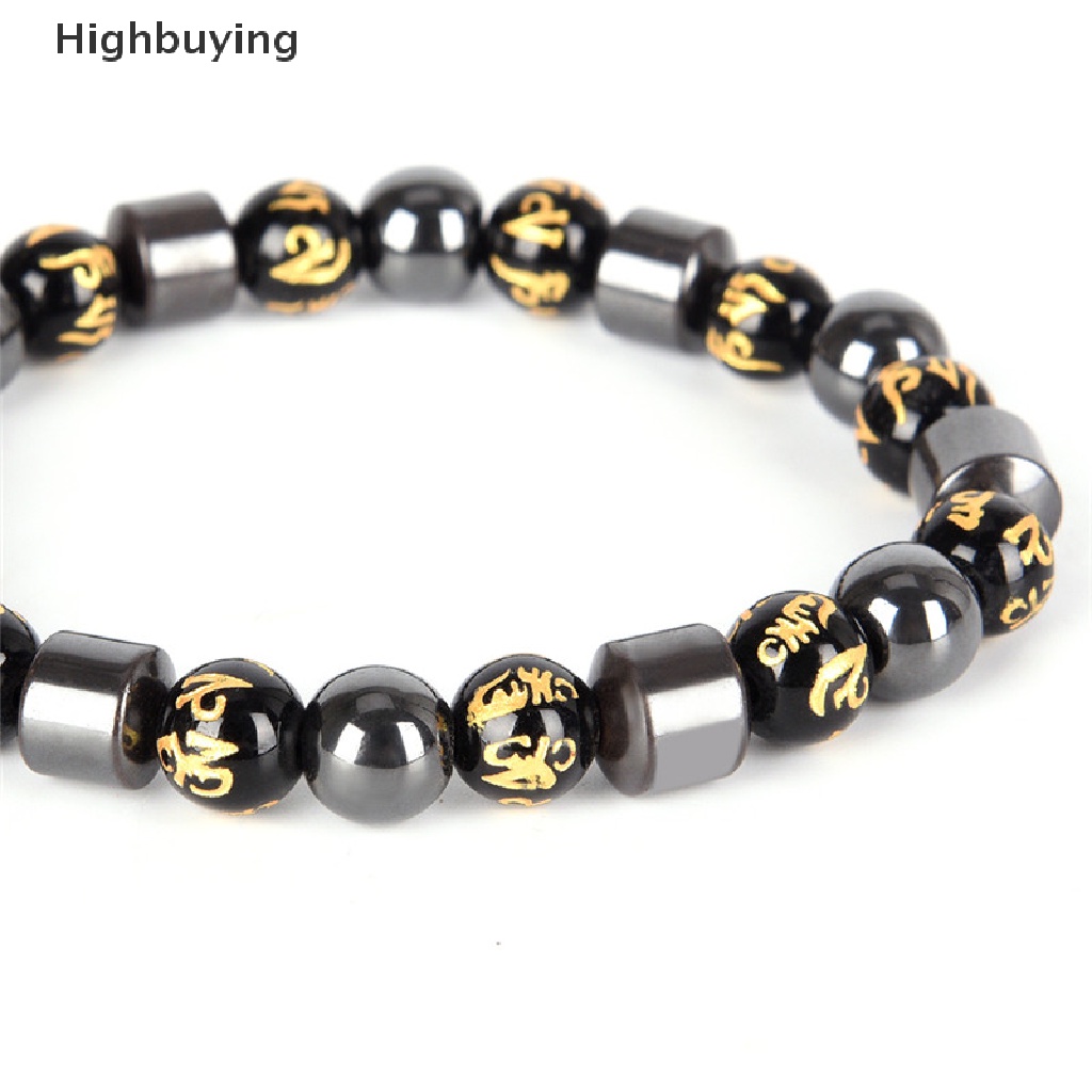 Hbid Gelang Terapi Magnet Beads Batu Hematite Perawatan Kesehatan Perhiasan Penurunan Berat Badan Glory