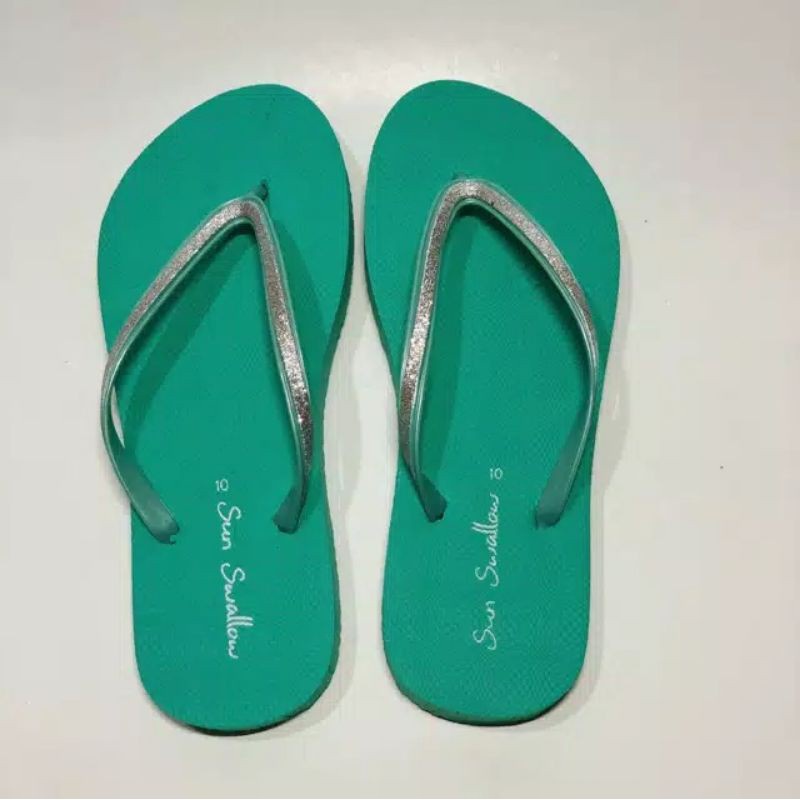 sandal jepit sunswallow kristal