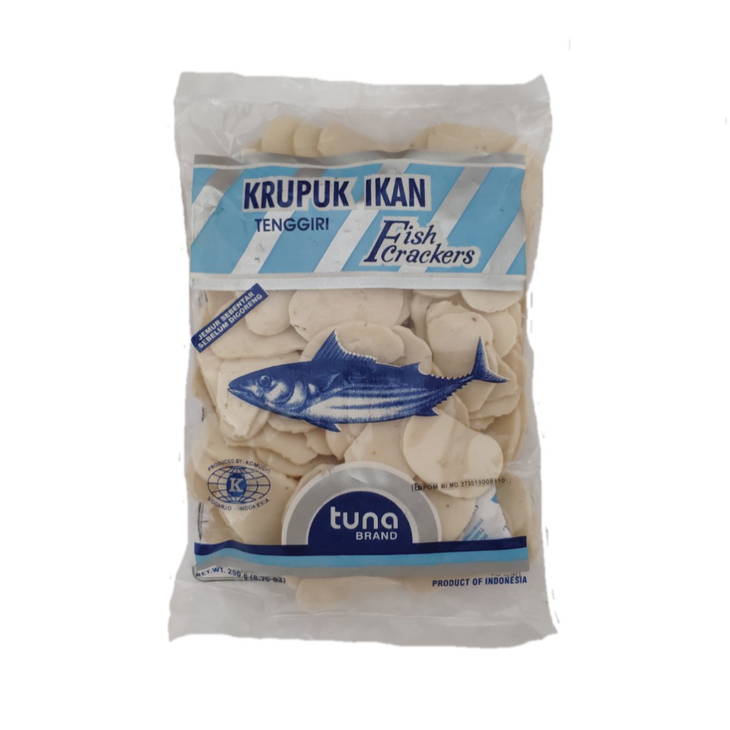 TUNA Kerupuk Ikan Tenggiri Mentah Sidoarjo Asli 250g