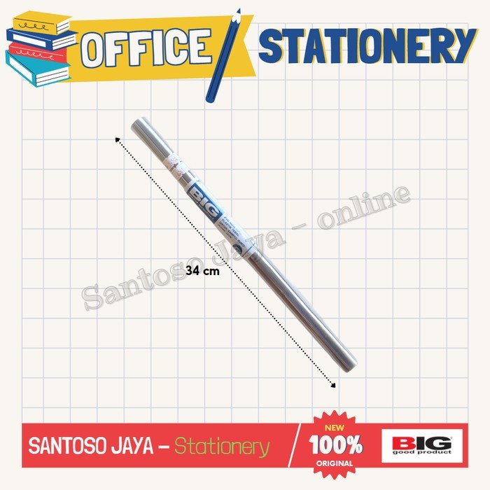 

Sampul Buku MIKA Gulung merk BIG - Sampul Komik PVC Roll 34x500 cm