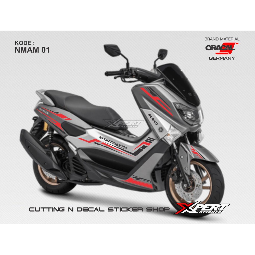 (PREMIUM) CUTTING STICKER NMAX ABU ABU 2018 NMAX STICKER