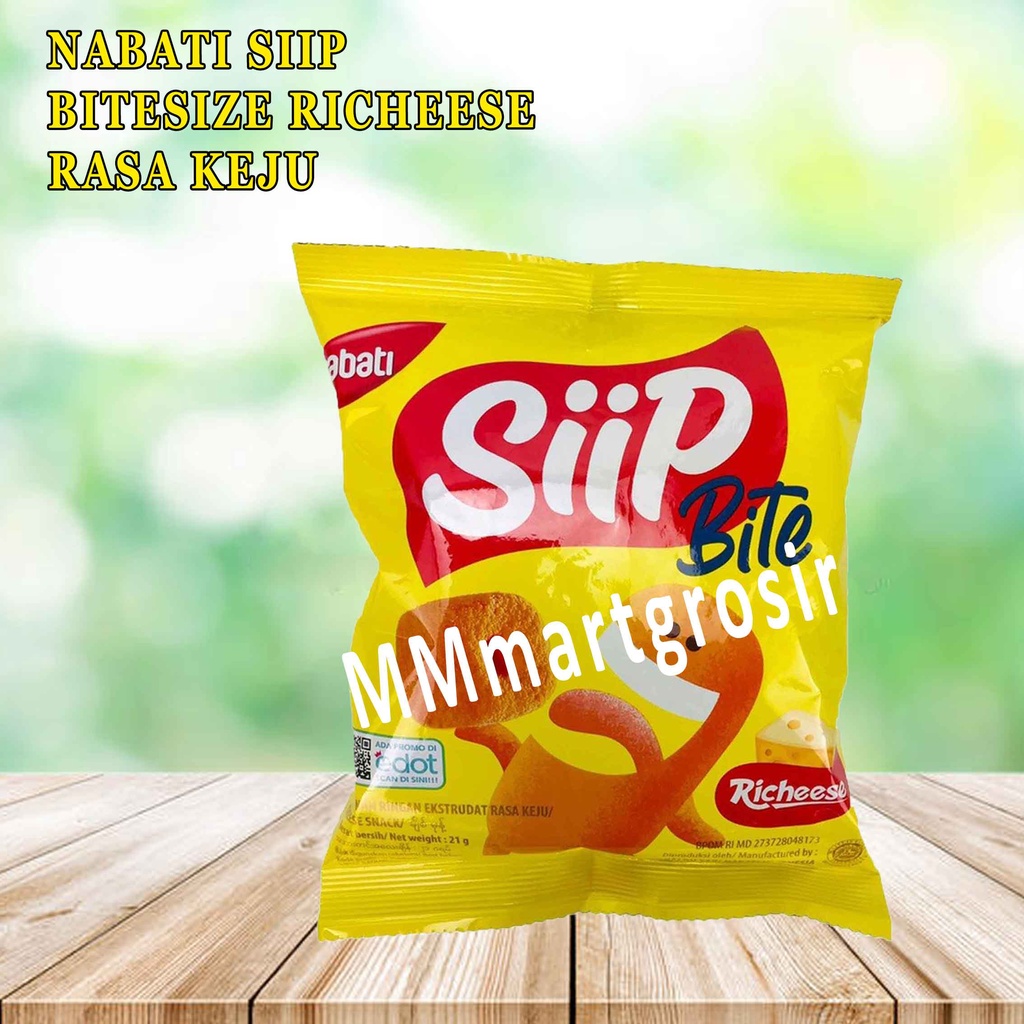 

SNACK NABATI SIPP BITESIZE RICHEESE NABATI RASA KEJU / 16gr