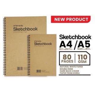 

Scetch Artemedia Sketchbook A4 80 Lembar 110 Gsm Buku Sketsa Gambar