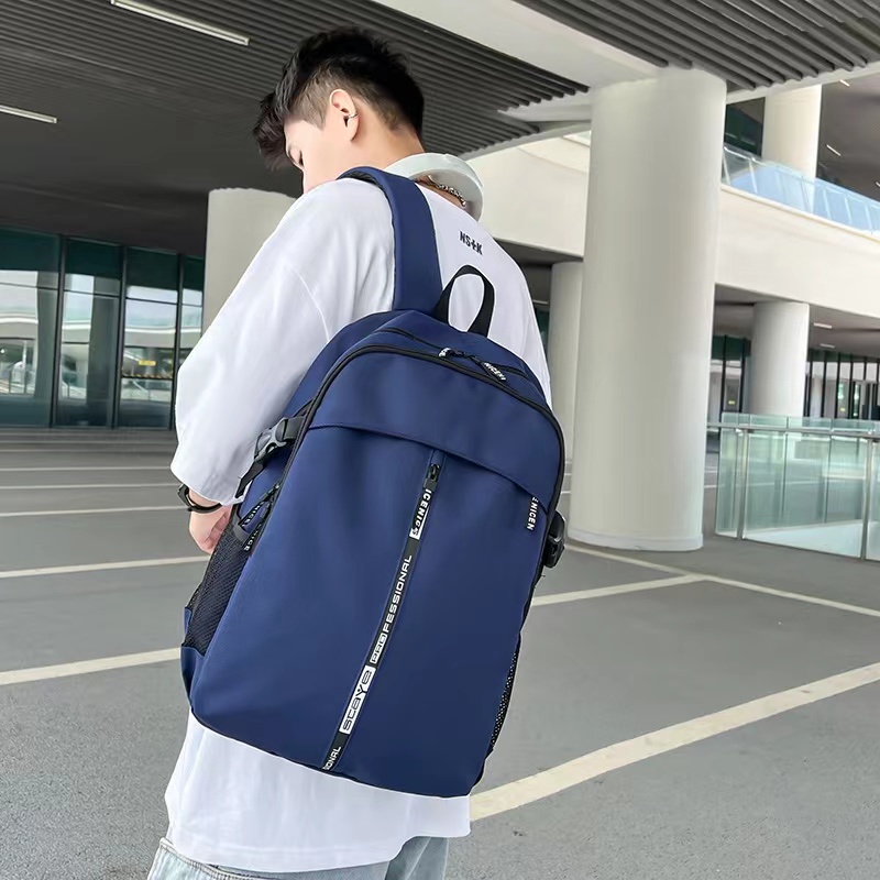 Highland Tas Ransel Pria Wanita Fashion Korea Tas Punggung Sekolah Kerja Kuliah TR306