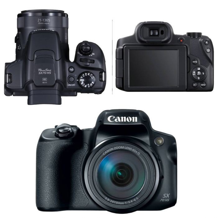 CANON POWERSHOT SX70HS / SX 70 HS 4K / CANON SX-70 HS - GARANSI RESMI #ORIGINAL