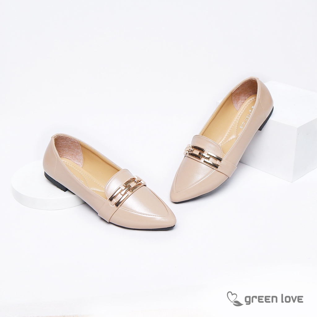 Green Love sepatu Flat KELLY