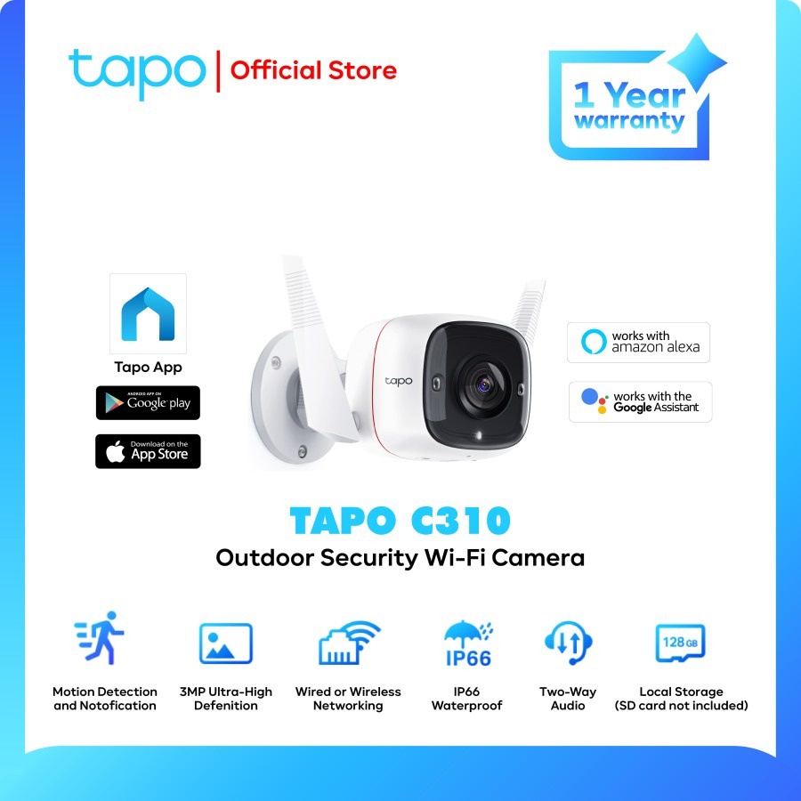 Kamera CCTV TAPO C310 Outdoor Security Wi-Fi Camera Statis STC BARDI TP LINK