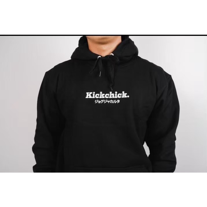 Hoodie Premium Sweater Hoodie Pria Distro Kickchick Hitam Marun Original Tebal Size M L XL XXL Hodie