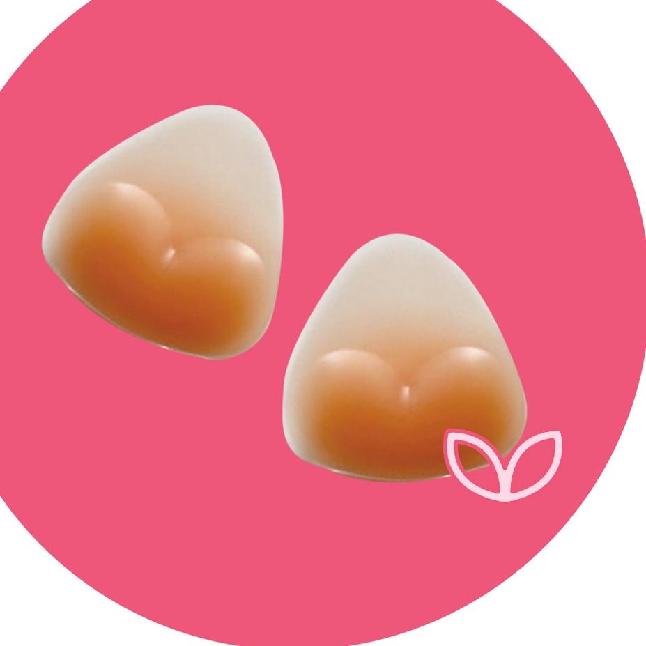 ☁ Pluffyschoice Silicone BB Pads Enhancer Push Up Bra Pads ✮