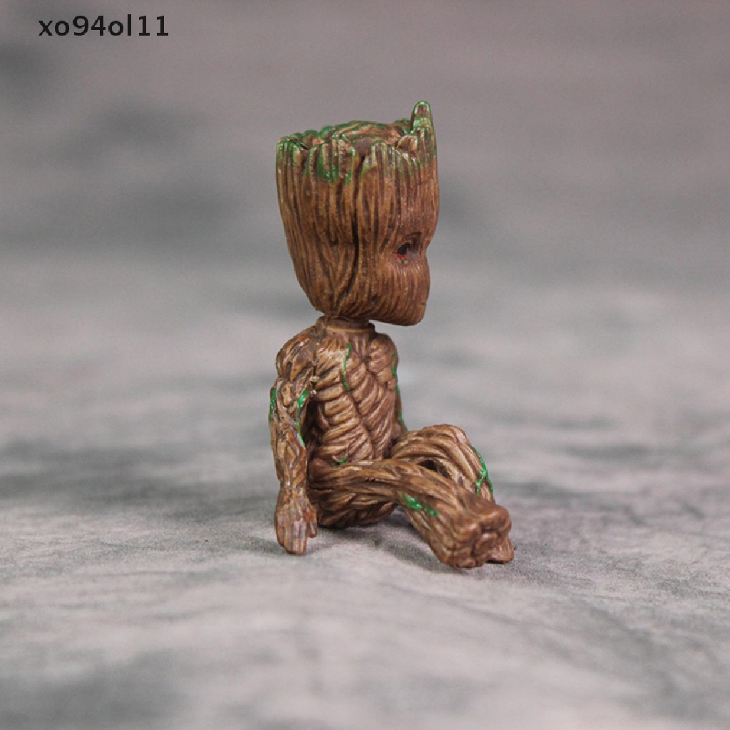 Xo Groot Action Toy Figure 6CM Guardians Of The Galaxy Tree Man Model Boneka Kartun OL