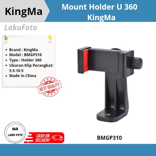 KINGMA U Mount Holder 360 For Tripod Potrait and Landscape
