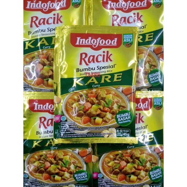 

BUMBU INSTAN KARE INDOFOOD/INSTANT SEASONING MIX KARE CURRY/INDOFOOD RACIK BUMBU SPECIAL