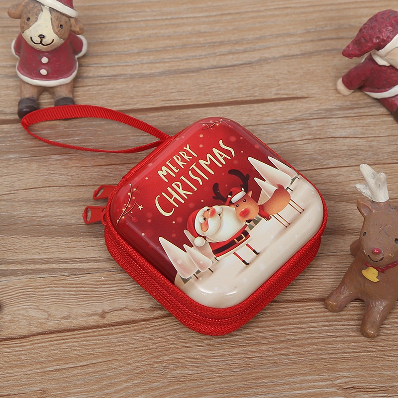 Tas Anak Selempang Clutch Bag Santa Merry Christmas Tas Angpao Dompet Anak Lucu Imut Santa Kado Meriah