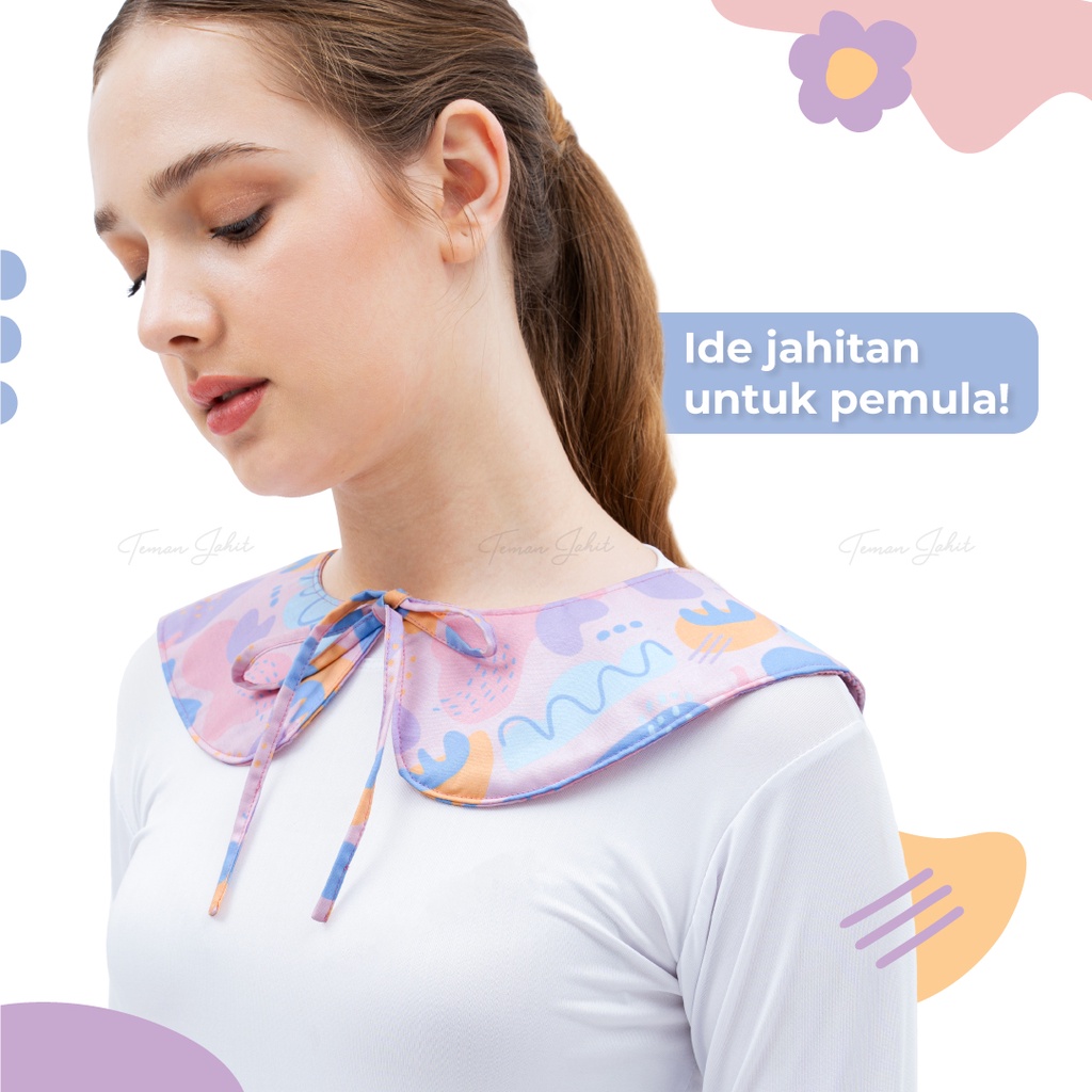 DIY Kit Detachable Collar / Kerah Rebah Korea by Teman Jahit