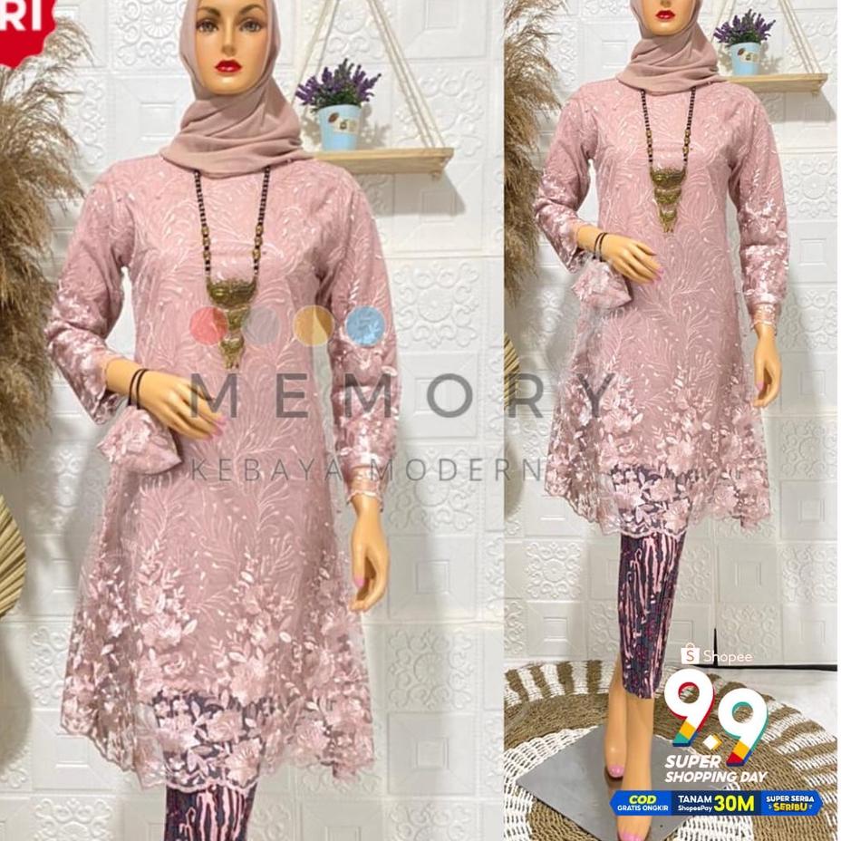 ✬ MY-KEBAYA MODERN HANNANIA - TUNIK KEBAYA MODERN - SETELAN TUNIK KEBAYA - KEBAYA WISUDA MODERN - KE