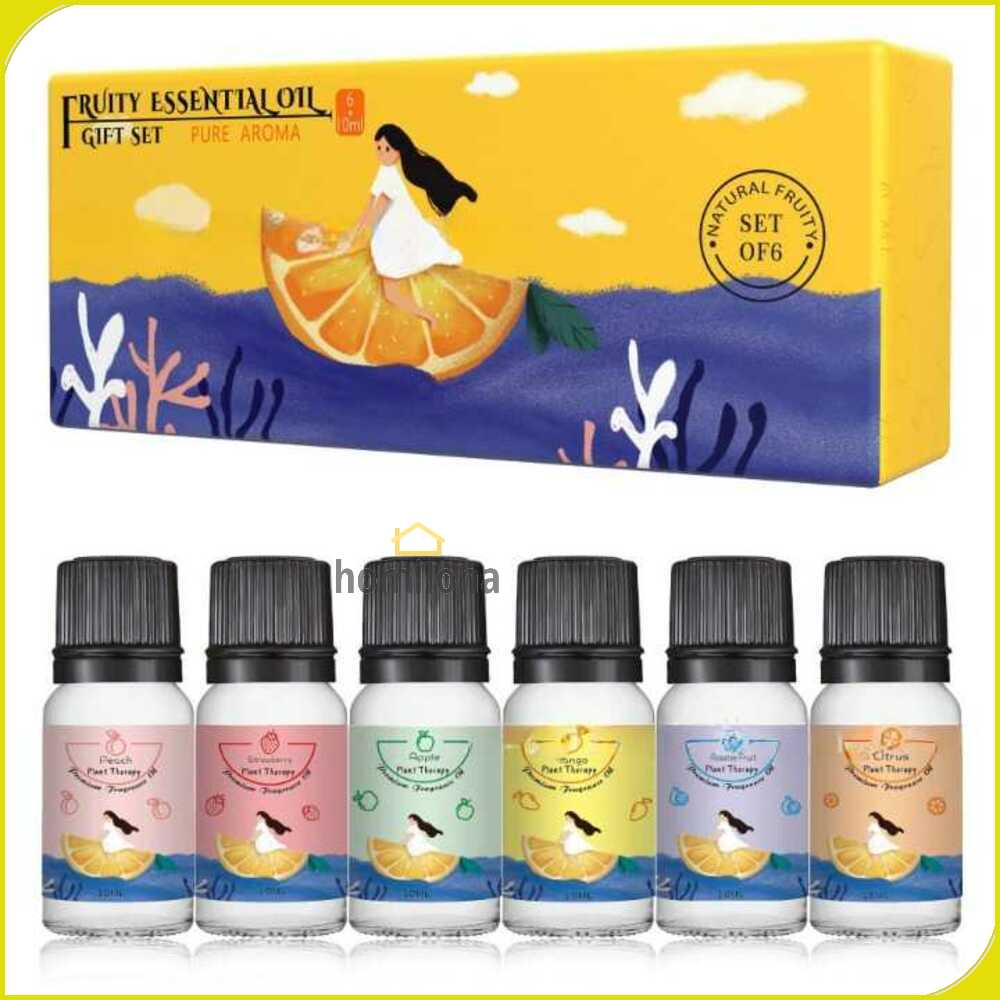 RHJY Pure Essential Oil Fragrance Minyak Aromatherapy Fruity 6in1 10ml - RH-56