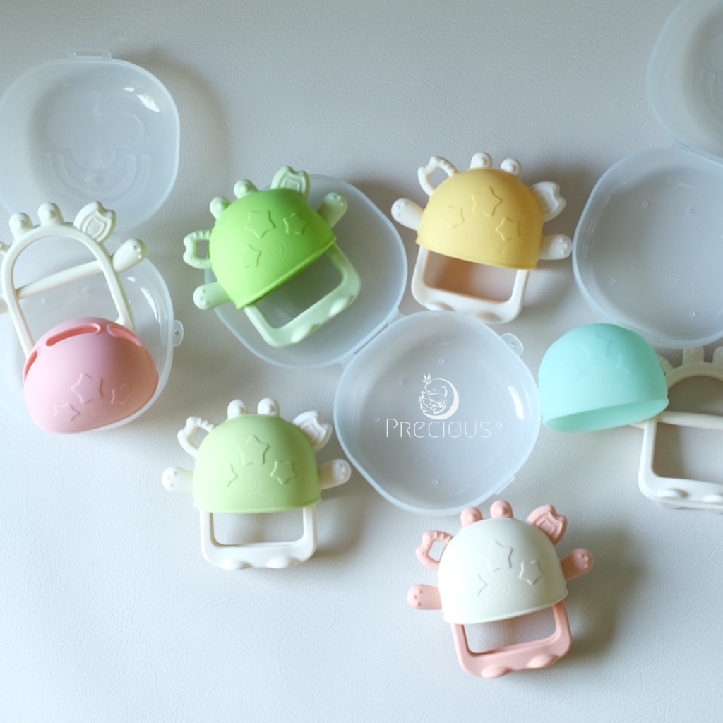 Precious Premium Silicone Teether | Mainan Gigitan Bayi|Teether Baby Free Case|Gelang Bayi BPA BPS FREE