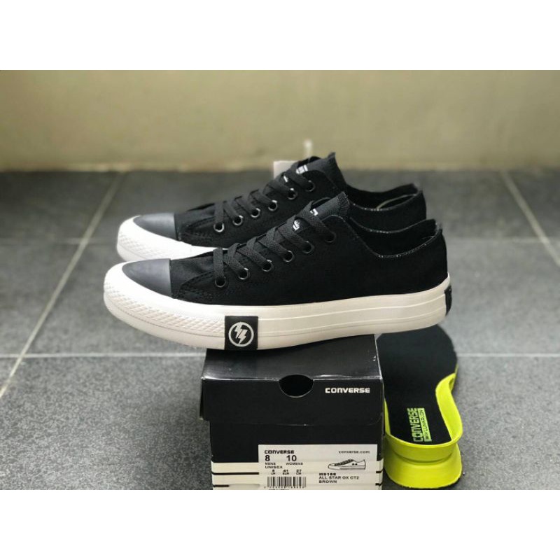 SEPATU SNEAKERS PRIA WANITA CONVERSE LOW CT II ALLSTAR BLACK WHITE (KUALITAS KW SUPER) MADE IN VIETN