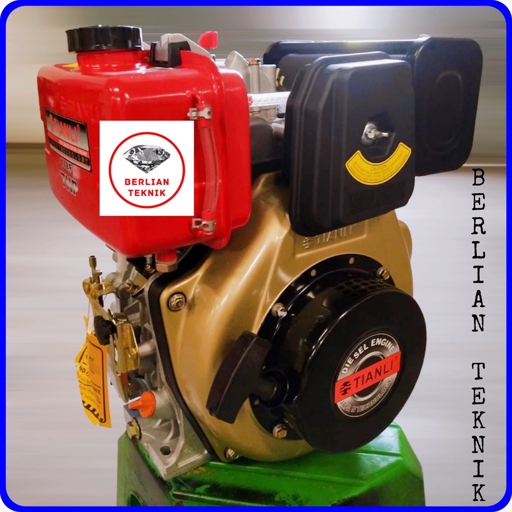 Mesin Penggerak Solar Engine Diesel Tianli 178 F / 7 HP