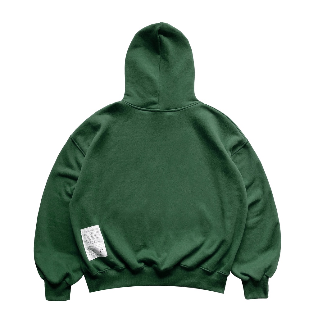 YESZY.MFG Boxy Fit Celtic Green Hoodie (375 GSM)