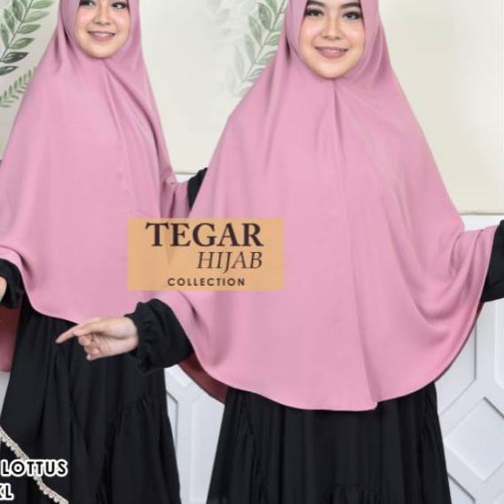 ➷ Khimar syari lottus size xl pad antem by tegar collection ♥