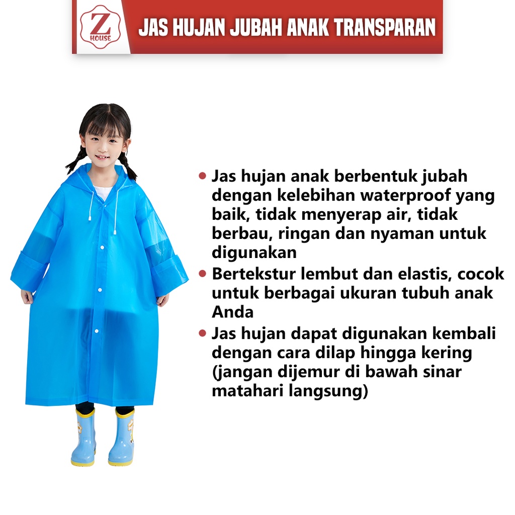 Mantel Hujan Setelan Anak Karakter Lucu Imut Jas Hujan Anak Jas hujan anak kecil eva murah kualitas bagus Jas Hujan Terusan Bahan EVA RAINCOAT Mantel Hujan Anak Dan Dewasa Semi Transparan Polos Murah Import Berkualitas