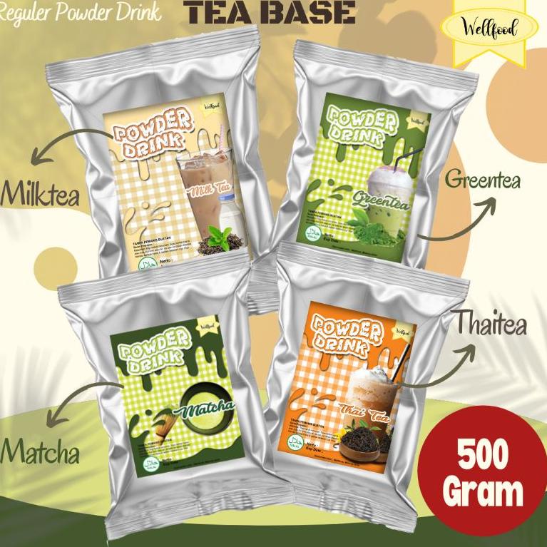 

A27 500 Gr Bubuk REGULER TEA base TREND や
