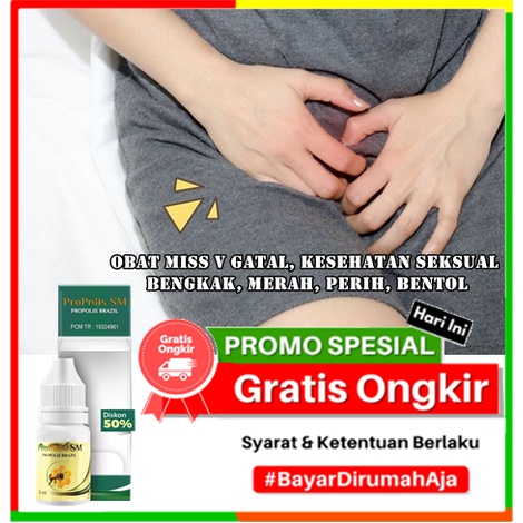 Obat miss v gatal, kesehatan seksual, bengkak, merah, perih, bentol - Propolis SM Original