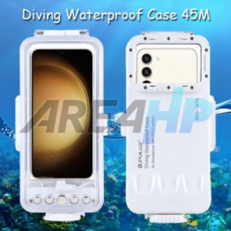 Puluz Diving Waterproof Case Casing Cover 45M Samsung S23,S23+