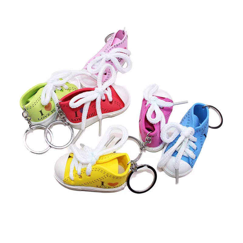 Aksesories kunci Model sepatu Mini sneakers Keychain Standar Motor Sepeda YS003