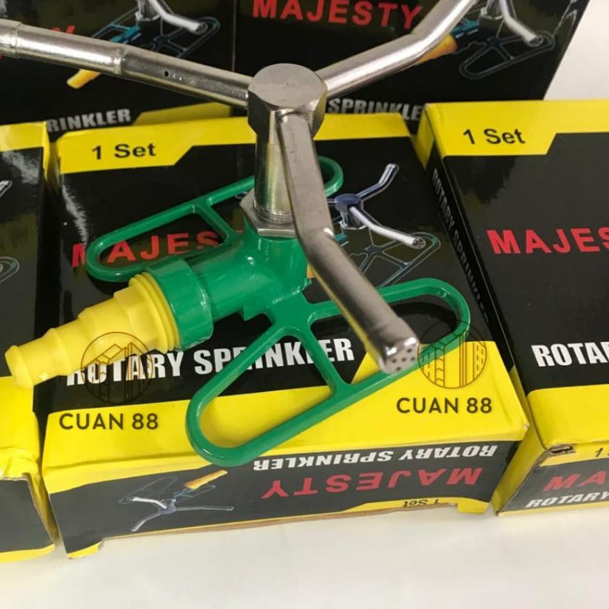 ☆ Springkel Air Taman Putar Sprinkler Taman Kebun Sprinkler Pertanian Springkel Air Rotary ♡