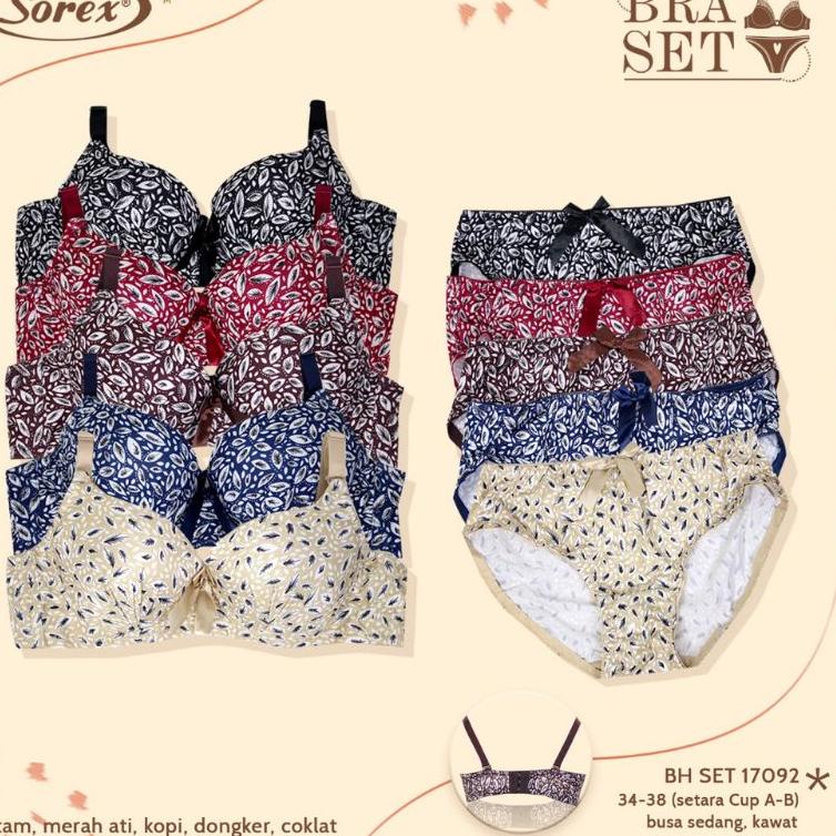 Paling Laris BRA dan CD || BH dan CELANA DALAM || SOREX SET 17092