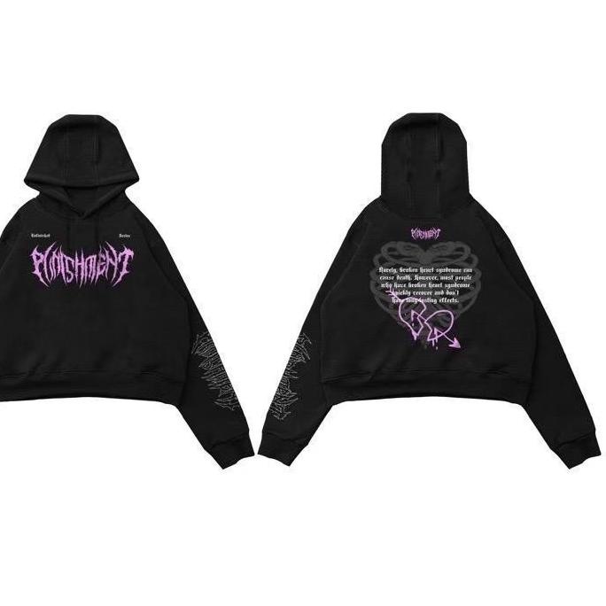 ➫ CROP ORIGINAL PUNISHMENT/FREE STIKER/GANTUNGAN KUNCI/HOODIE PUNISHMENT/SWEATER PRIA/hoodie pria/JA