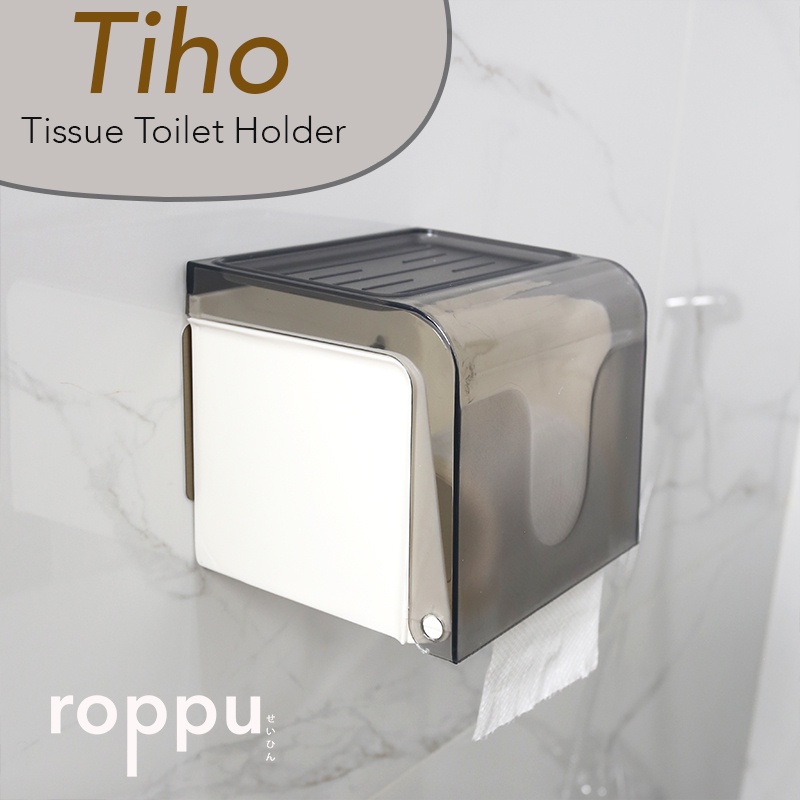 Roppu Gantungan Tempat Tisu Toilet Tisu Holder Bathroom Serbaguna