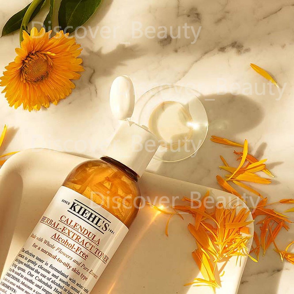 Kiehl's Deep Cleansing Foaming Face Wash 230ML/Kiehl's Calendula Herbal Extract Alcohol-Free Toner 40ML 250ML