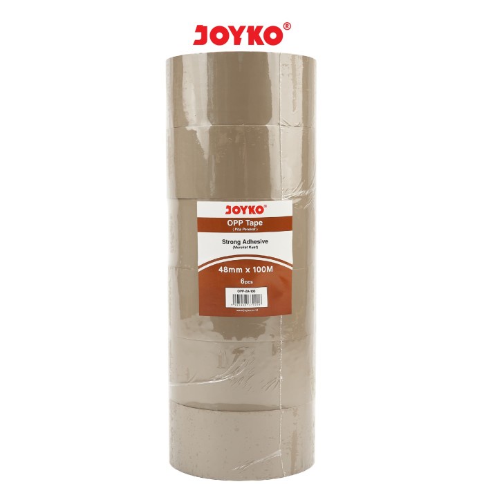 Lakban Coklat Joyko OPP Tape OPP-2A-100 48 mm x 100 m meter (109 yard)