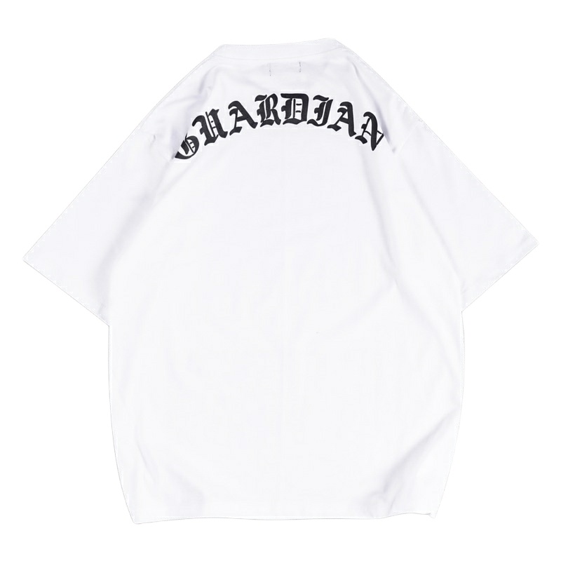 Baju Kaos Cotton Combed Oversized Cowok/Cewek Distro Motif GUARDIAN XXX