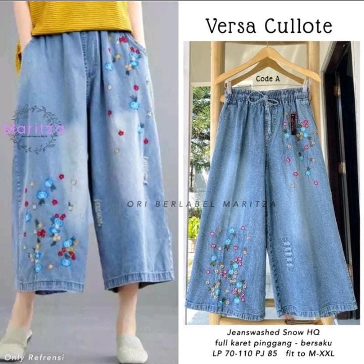 VIANA KULOT JEANS JUMBO XL WANITA