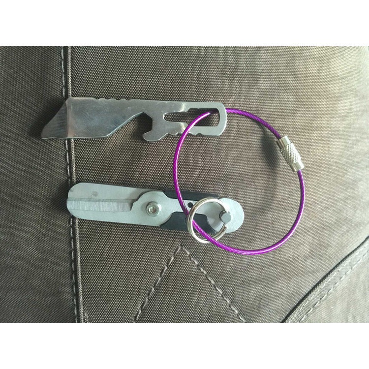 Tali Karabiner Stainless Steel Wire Keys Hanging - 201380