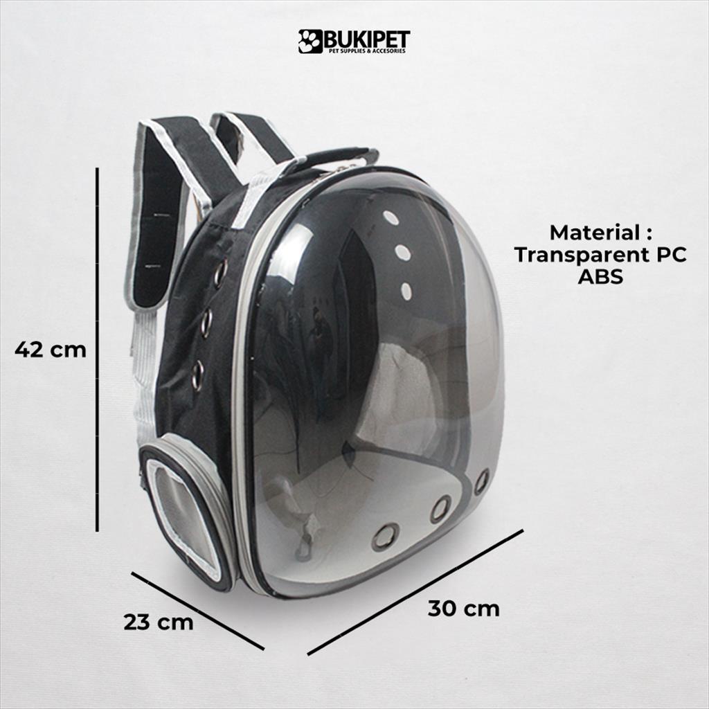 Tas Ransel Kucing Astronot Travelling Transparan Murah Hewan Anjing Pet Cargo - PET TRAVEL BACKPACK