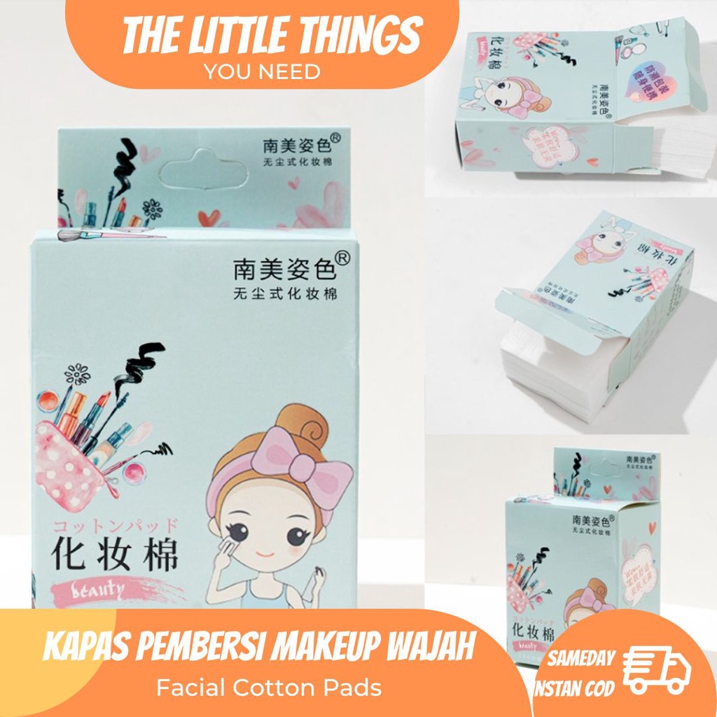 The Little Things Kapas Pembersih Makeup Wajah Kapas Masker Facial Cotton Pads