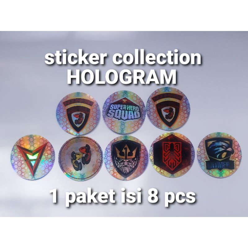 Indonesia channa maru squad stiker hologram koleksi