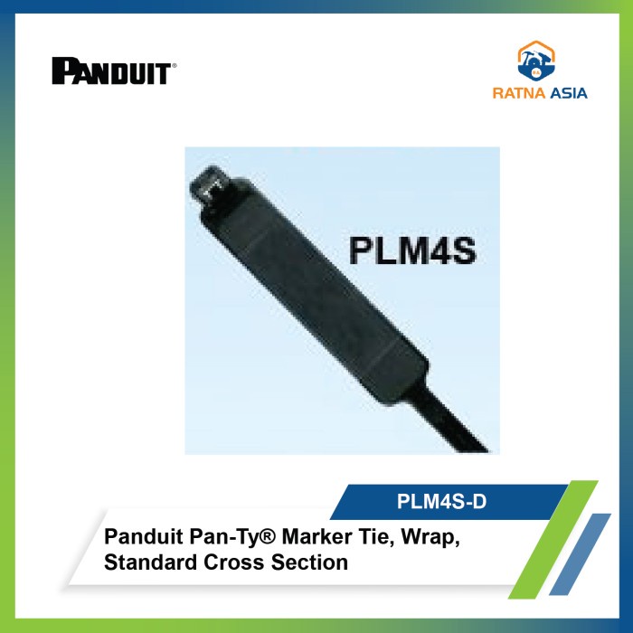 

Kabel Tis Panduit Pan-Ty Cable Tie PLM4S-D