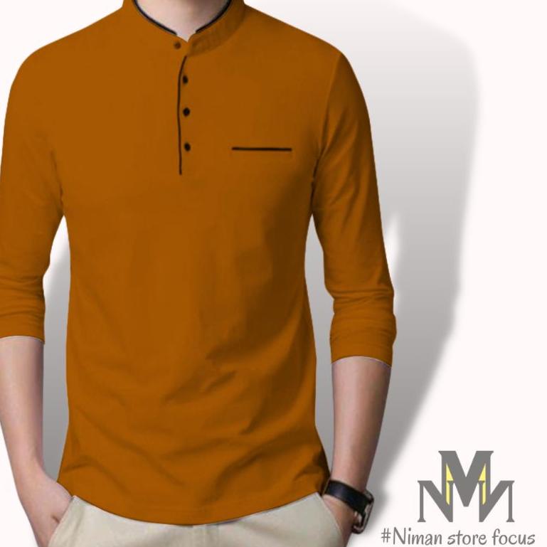 REKOMENDASI KAOS KERAH SAKU LENGAN PANJANG