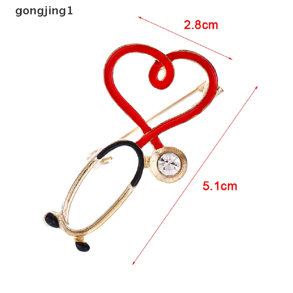 GGG Fashion Love Heart Enamel Brooch Badge Pin Lapel Jewelry Decorations ID