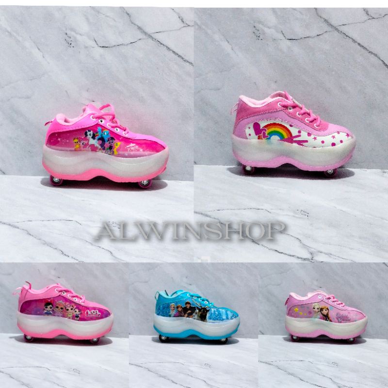 SEPATU RODA 4 BIASA/SEPATU RODA 4 KARAKTER